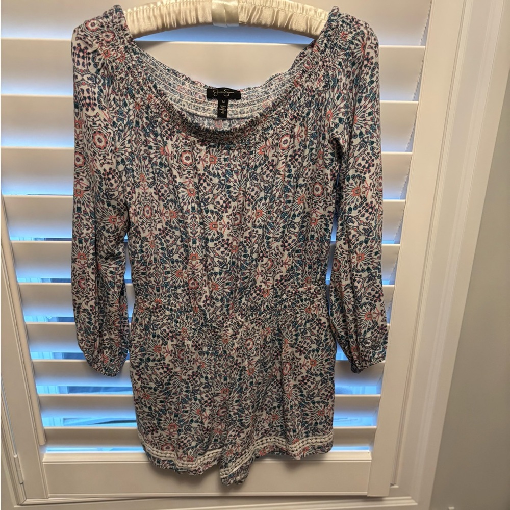 Jessica Simpson Multicolor Boho romper